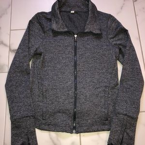 Under Armour Charcoal Gray Zipup Jacket size M